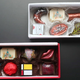 Boxes of designer chocolates in Buro Vkusa confectioner’s shop in St. Petersburg